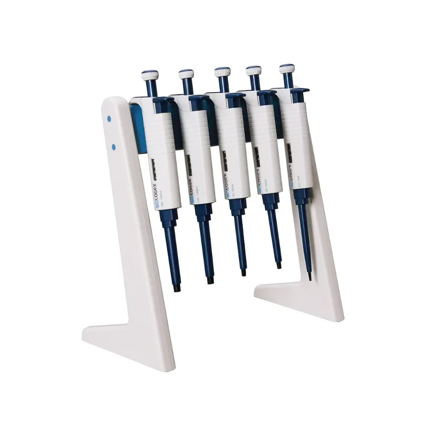 Scilogex® Linear Pipettor Stand – Holds 6 MicroPette™ Pipettors | Laboratory Pipette Holder & Organizer