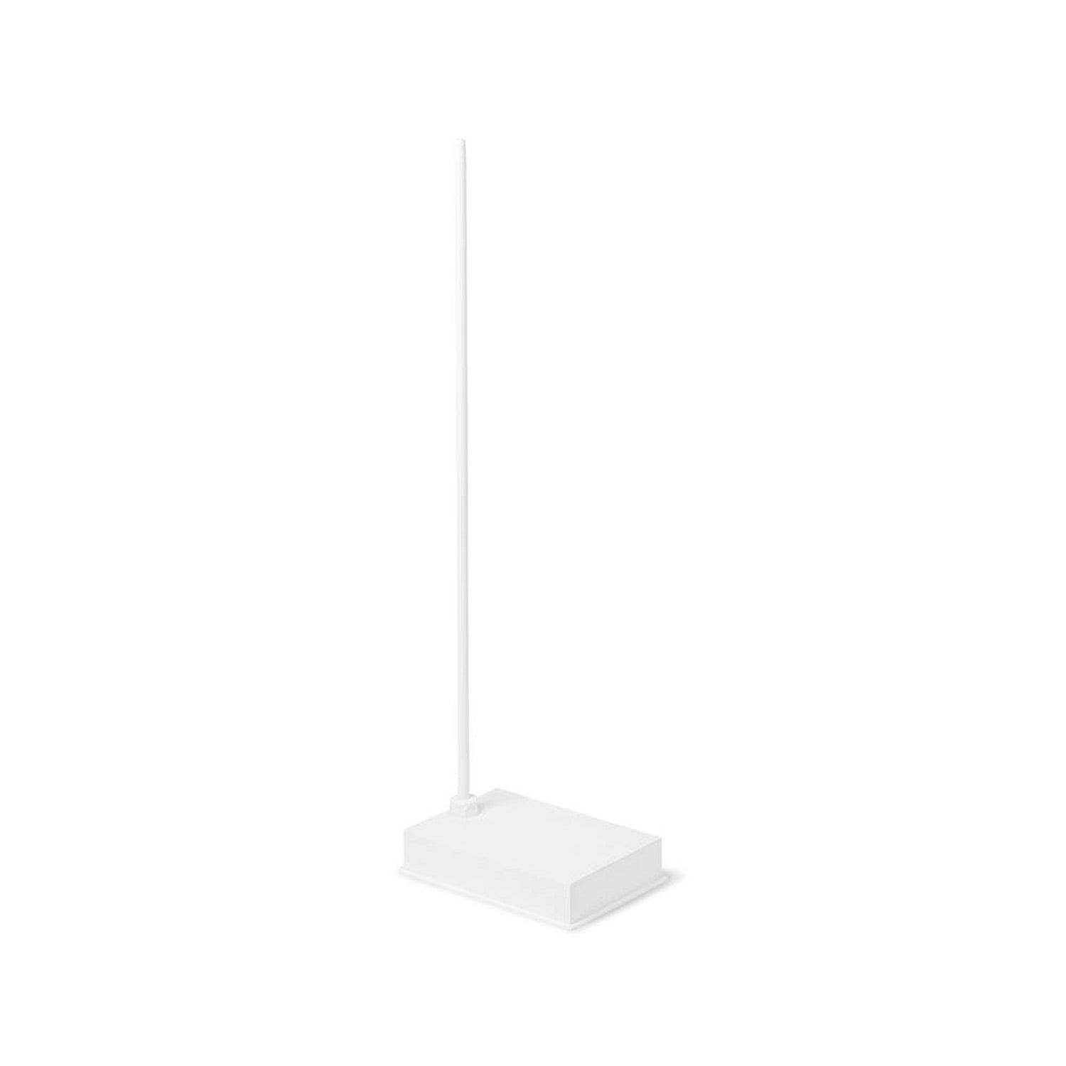 United Scientific Plastic Support Stand with Rod, 6" x 9" Base, 30" Rod, Side Hole - Non-Corrosive Lab Stand