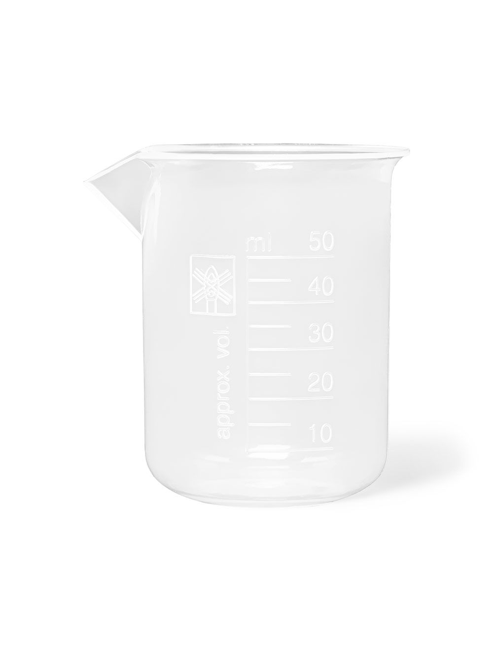 25mL Polypropylene Beakers – Wide Spout | Pack of 12 | United Scientific® | Autoclavable Lab Beakers with Graduations