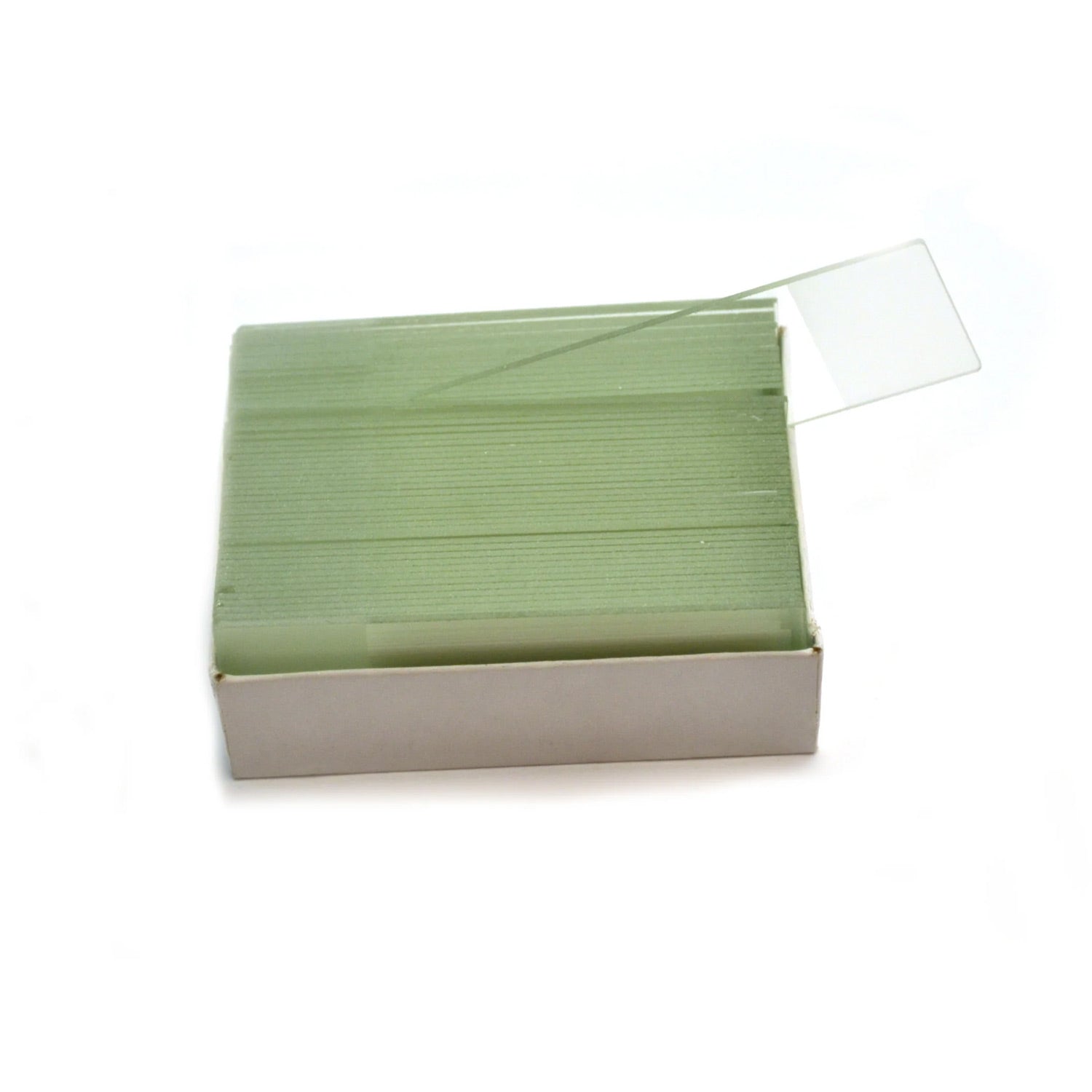 Eisco Labs Glass Microscope Slides, 50 Pack – Precleaned, Frosted End, Ground & Polished Edges (1x3 in / 75x25mm)