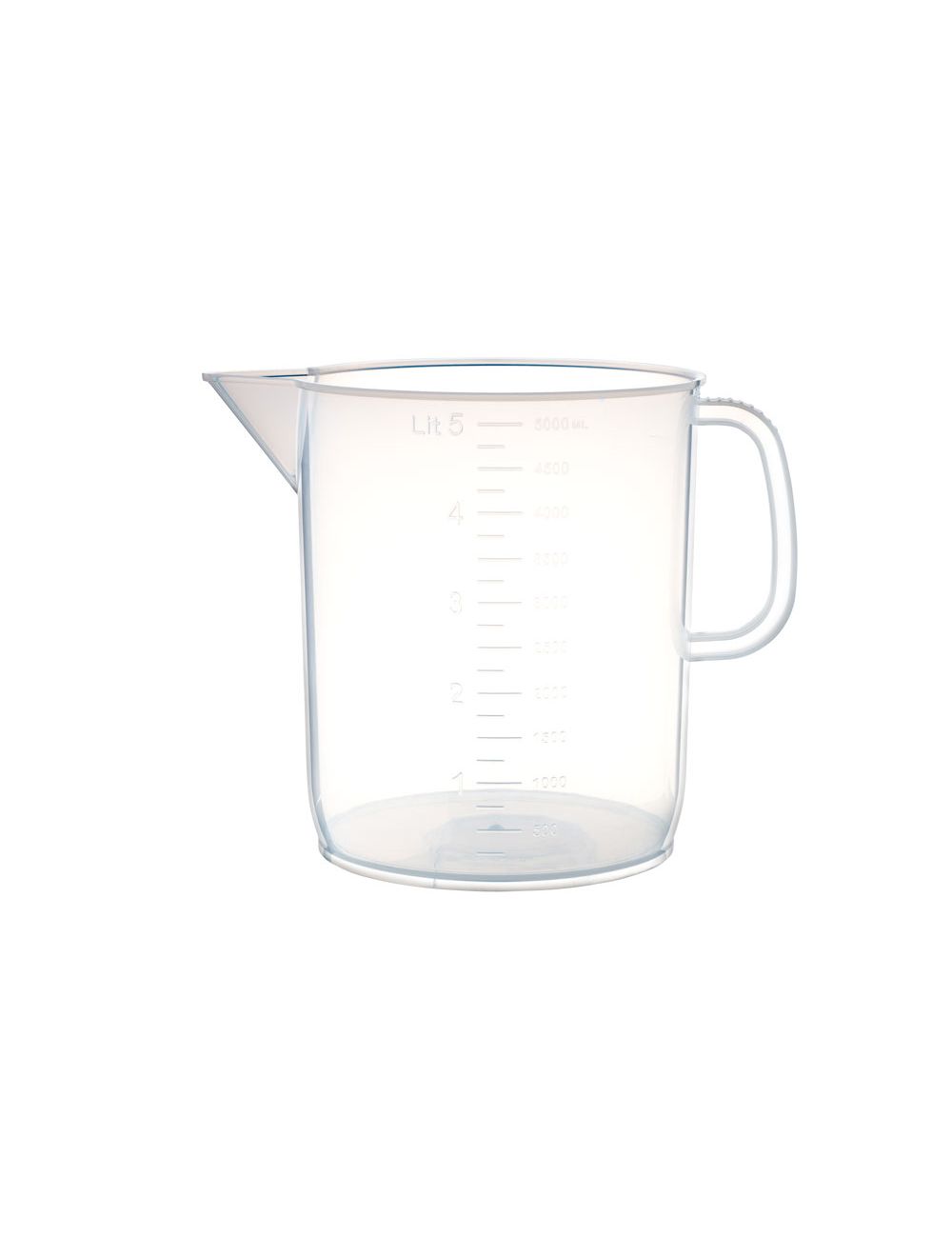 5000mL Polypropylene Beaker with Handle – United Scientific® Short Form, Chemical-Resistant, Autoclavable – 1 Pack