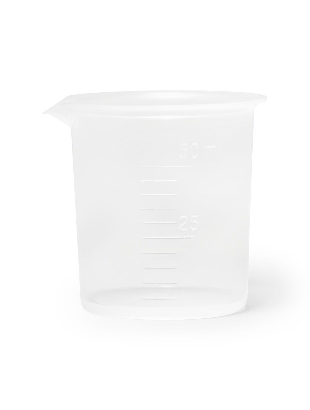 50mL Griffin Style Polypropylene Beakers – Pack of 12 | Autoclavable Lab Beakers by United Scientific®
