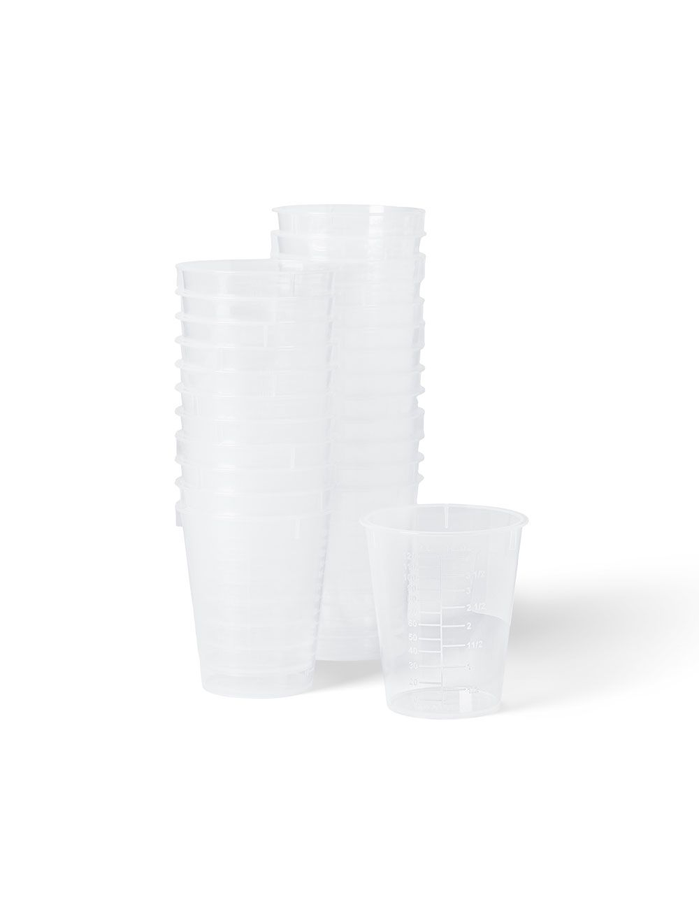 Stackable Polypropylene Beakers 120mL – Case of 1000 | United Scientific® Autoclavable PP Lab Beakers