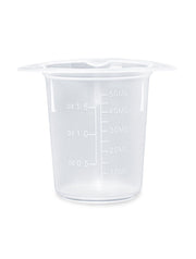 50mL Tri-Corner Beaker, Polypropylene (PP) – United Scientific® | Graduated, 3-Spout Design, Pack of 100