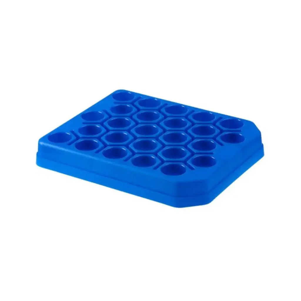 SCILOGEX 15mL Centrifuge Tubes with Polypropylene Rack – Non-Sterile, Autoclavable, Reusable, 5/Bag