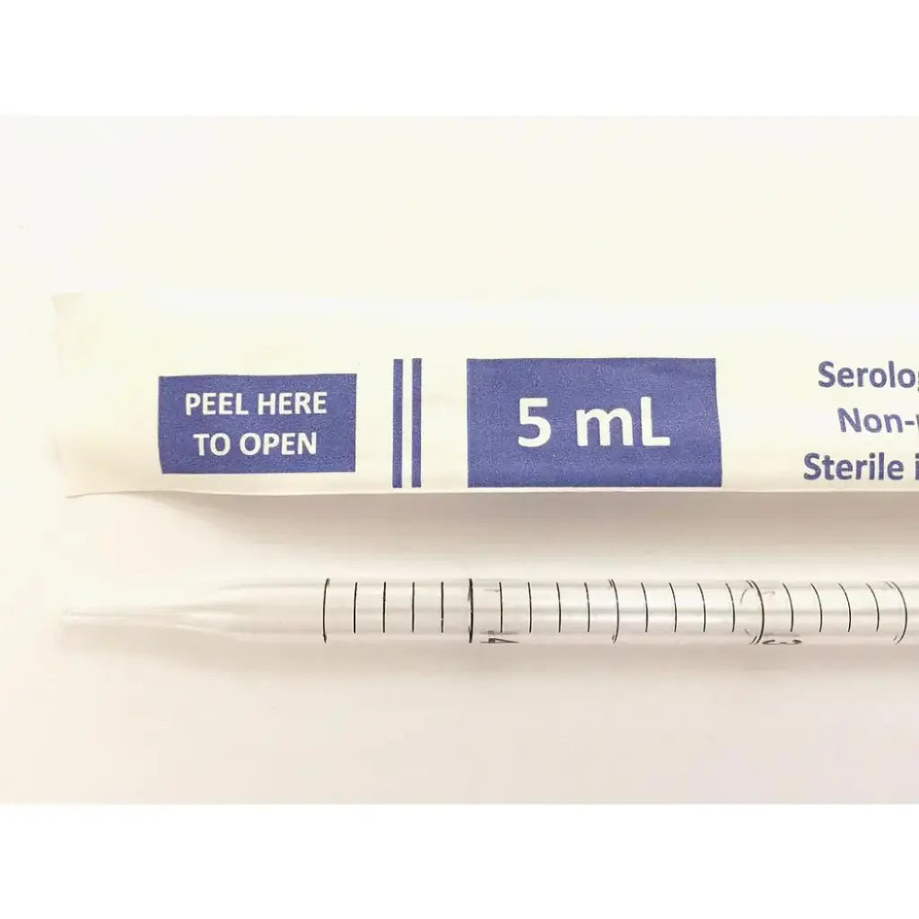Scilogex® 1mL Serological Pipettes – Individually Wrapped, Sterile, Disposable – 100/Bag, 800/Case