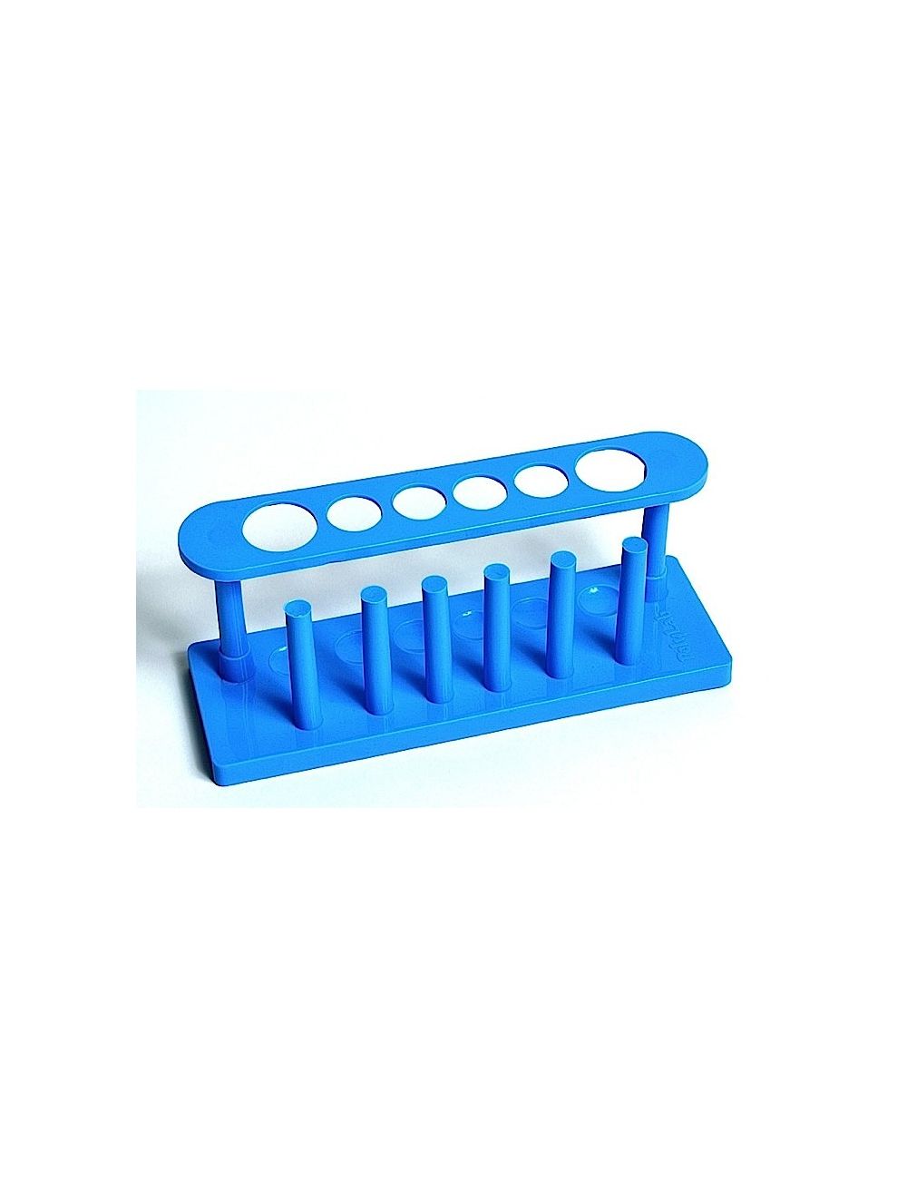 United Scientific® Plastic Test Tube Rack – 6-Tube Holder with Drying Pins, Pre-Assembled Laboratory Rack