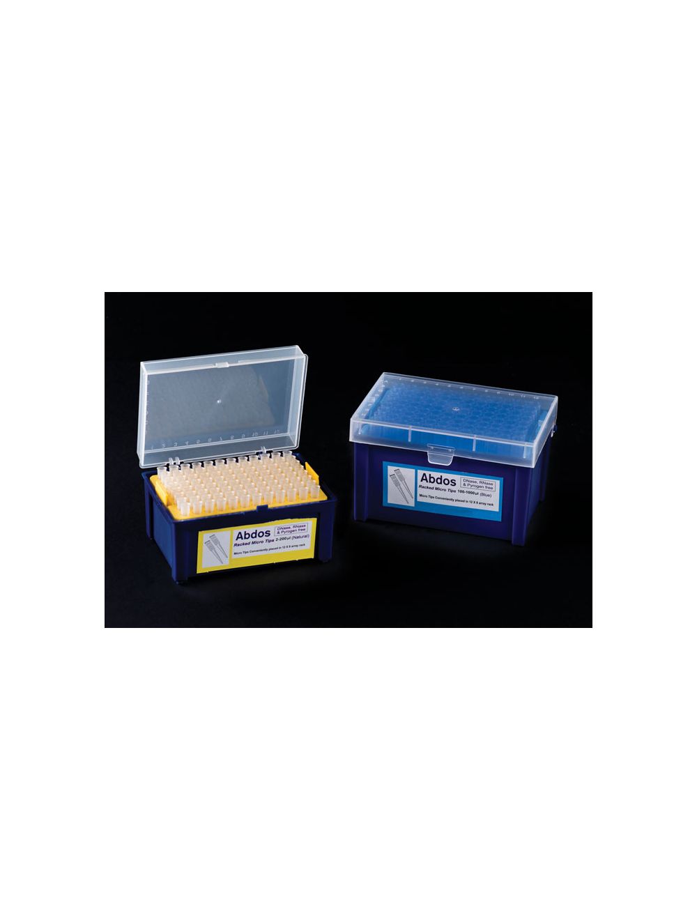 United Scientific® Universal Pipette Tips, 0.5–10 µL, Sterile Racked Tips, Natural Polypropylene, Pack of 960