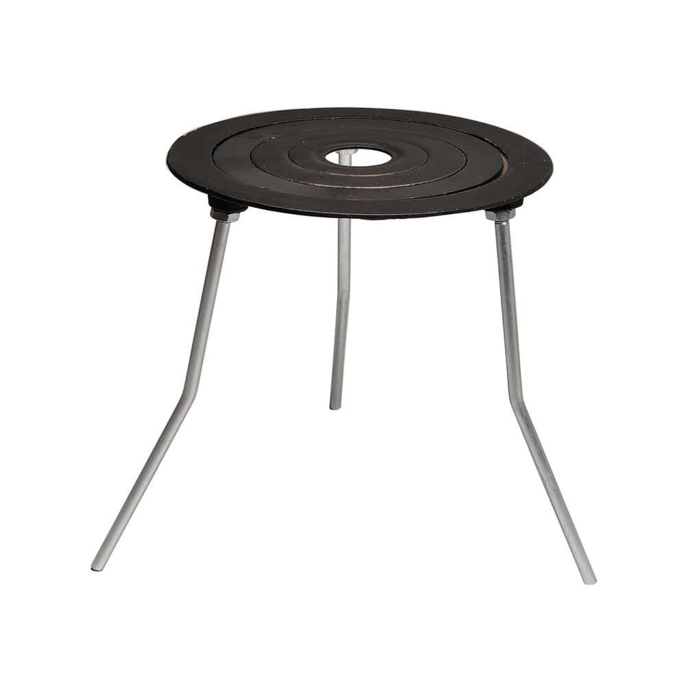 United Scientific® Tripod Stand with Concentric Rings – Cast Iron, 3.5", 4.75", 6.5" Ring O.D., 9" Height – Adjustable Laboratory Support Stand