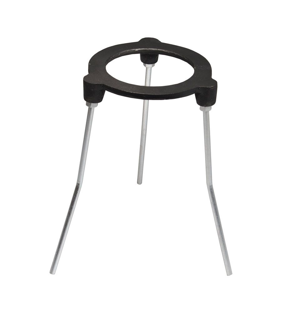 United Scientific® Cast Iron Tripod Stand – 3.5" Ring, 6" Height | Durable Lab Support Stand