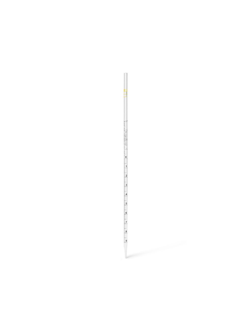 United Scientific® 1 mL Serological Pipettes – Disposable, Sterile, Yellow Stripe, Pack of 100