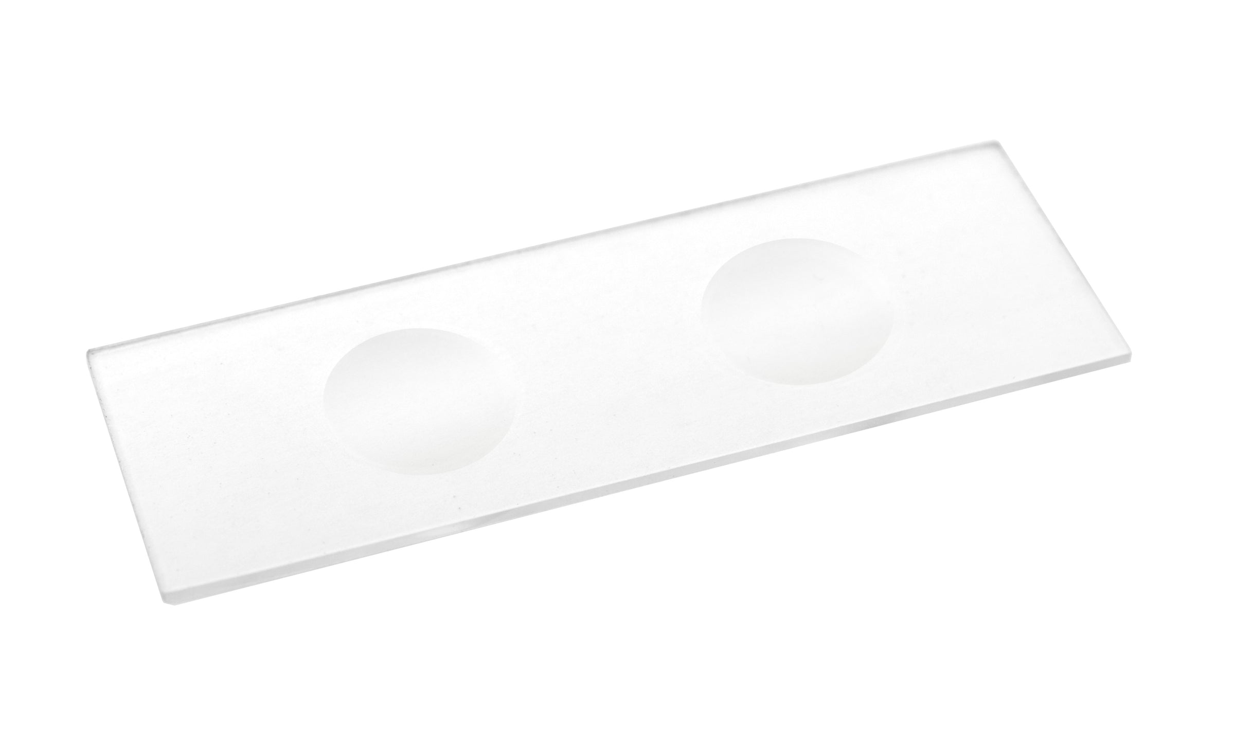 Eisco Labs Double Concavity Microscope Slides – Premium Glass, 76 x 25mm, Pack of 10