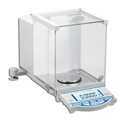 Accuris™ Analytical Balance – 120g Capacity, 0.0001g Readability, External Calibration, LCD Display with Glass Draft Shield