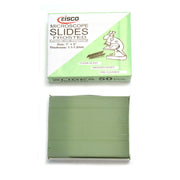 Eisco Labs Glass Microscope Slides, 50 Pack – Precleaned, Frosted End, Ground & Polished Edges (1x3 in / 75x25mm)