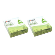 Eisco Labs Precleaned Glass Microscope Slides, 144 Pack – Ground & Polished Edges, Frosted End, Standard 1x3 Inch