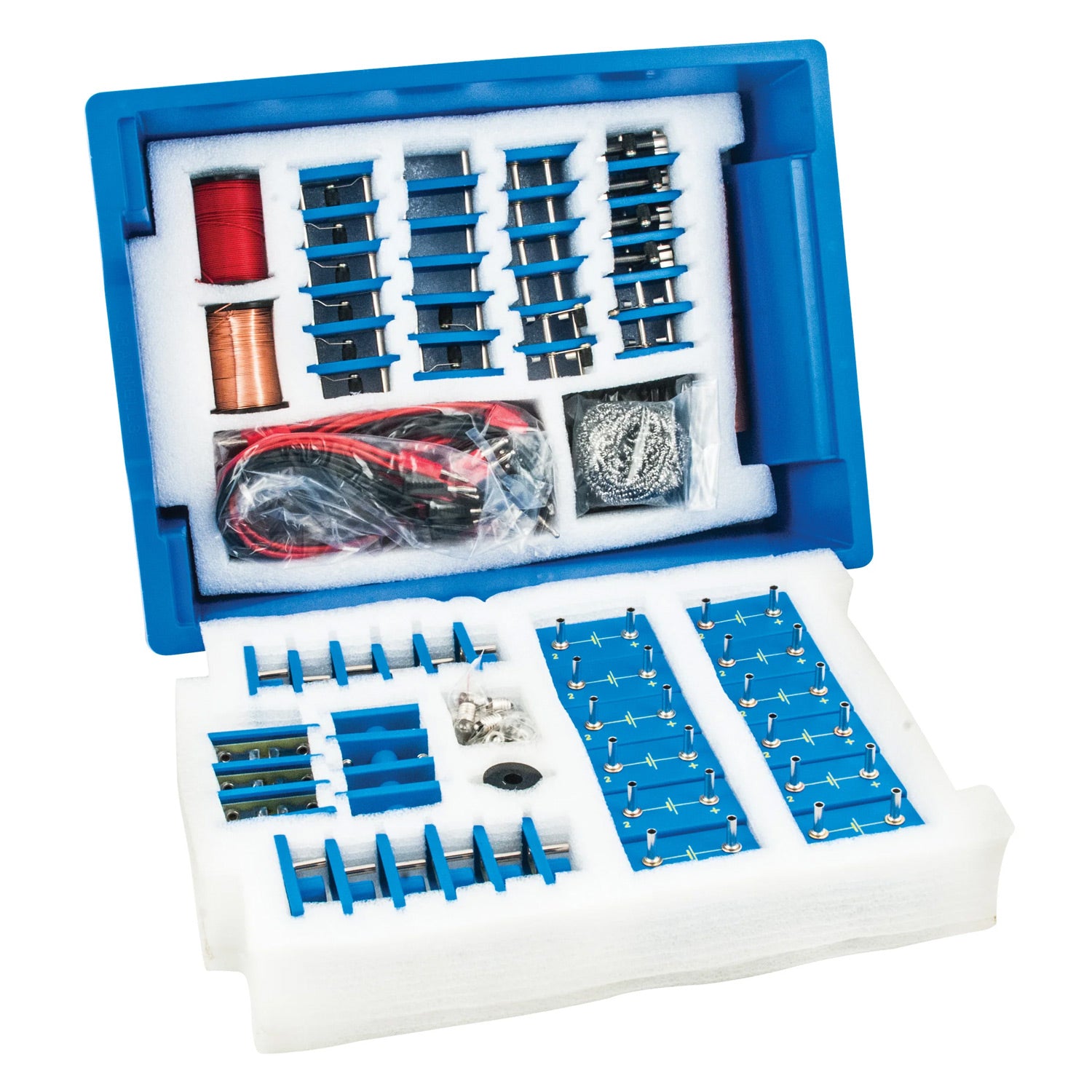EISCO® Comprehensive Basic Electricity Kit – 3-Part Classroom Circuit Learning Set for Grades 6–12