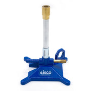 Natural Gas Bunsen Burner with StabiliBase™ Anti-Tip Design & Handle – Flame Stabilizer & Adjustable Airflow | Eisco Labs