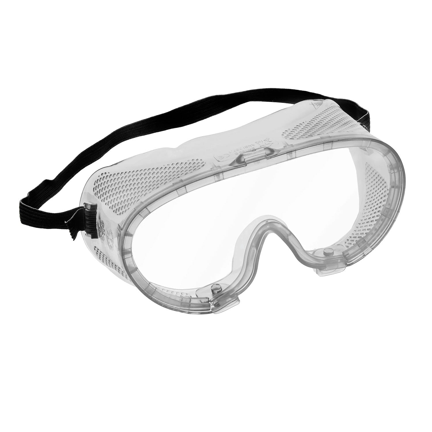 Safety Goggles – Direct Vent, Anti-Fog, Chemical Splash & Impact Resistant – Adjustable Elastic Strap, Fits Over Glasses