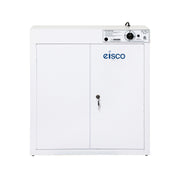 Eisco Labs UV Goggle Sanitizing Cabinet – Holds 36 Safety Goggles, Wall Mountable, Heavy Duty Steel UVGI Disinfection Unit for Science Classrooms