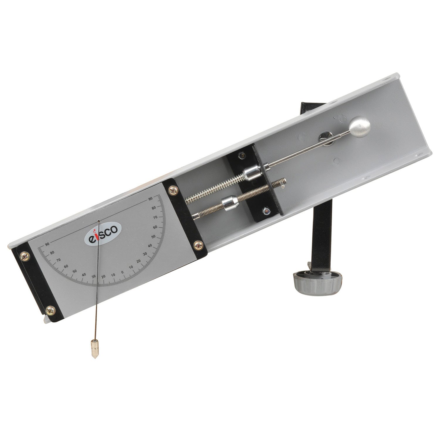 Eisco Labs Spring-Loaded Projectile Launcher – 10 ft Range | Physics Classroom Demonstration Kit for 2D Motion, Muzzle Velocity & Launch Angle Experiments