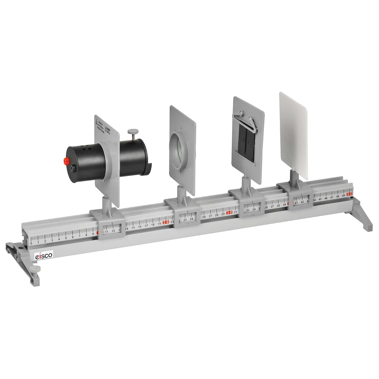 Eisco Labs Complete Optical Bench Kit with 40 Pieces & 20 Physics Lab ...
