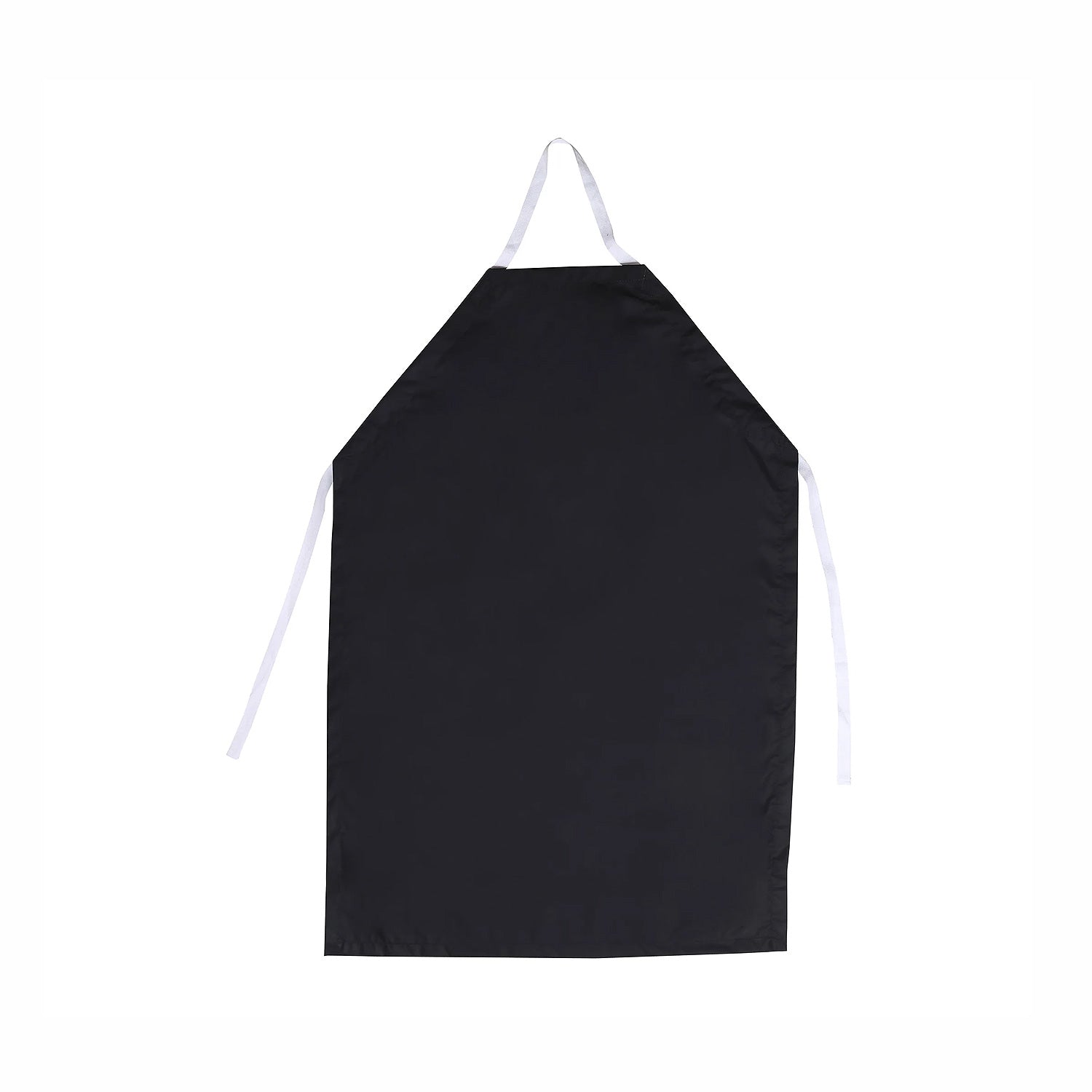 Rubber Vinyl Apron – Small 27" x 30", Black, Waterproof Chemical-Resistant Lab & Shop Apron