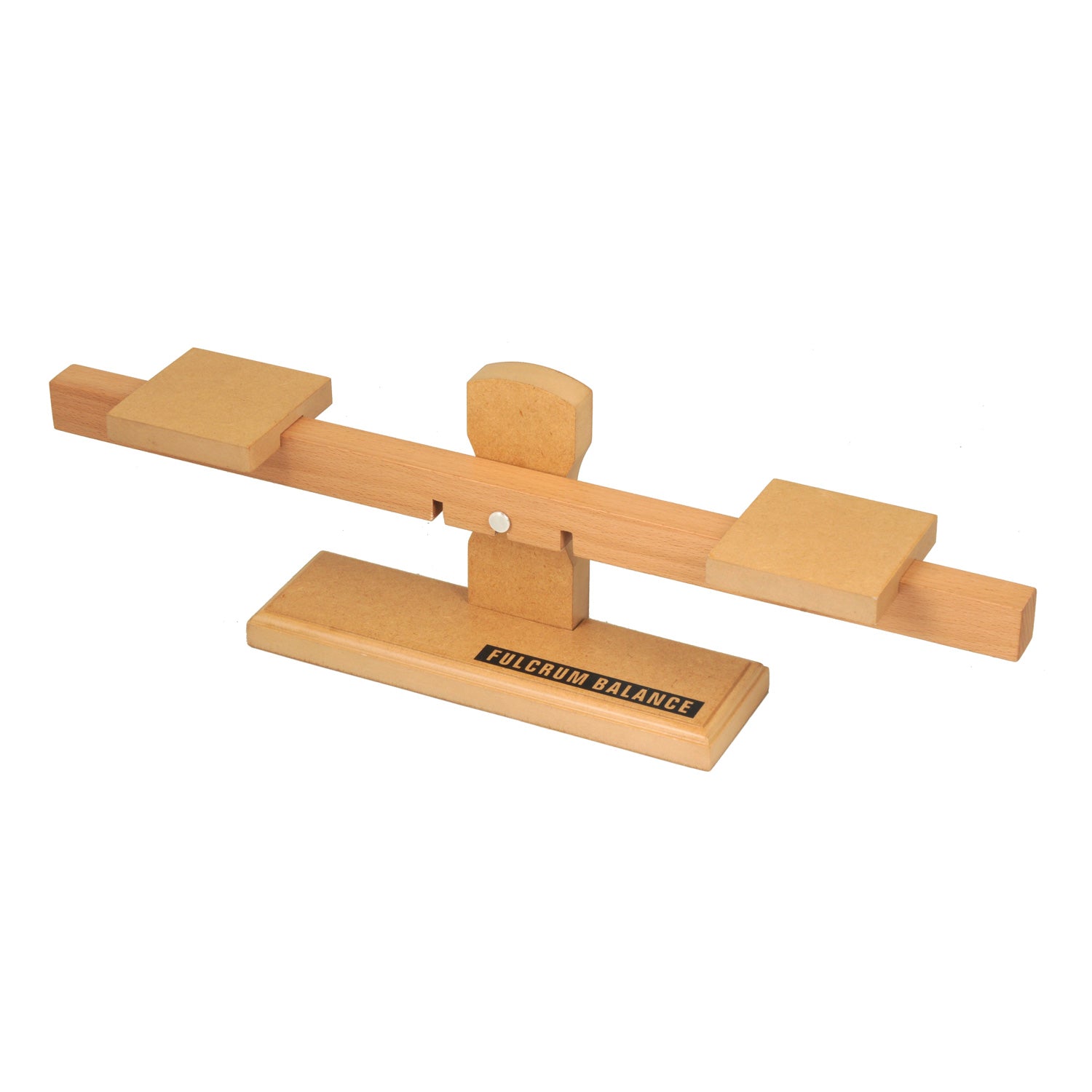 Simple Machines Fulcrum Balance – Wooden Lever Physics Demonstration Model for Classroom STEM Education