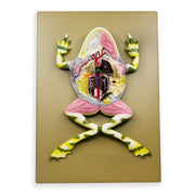 17-Inch 3D Frog Dissection Model – Mounted Biology Teaching Specimen with Key Card | PVC Classroom Anatomy Model