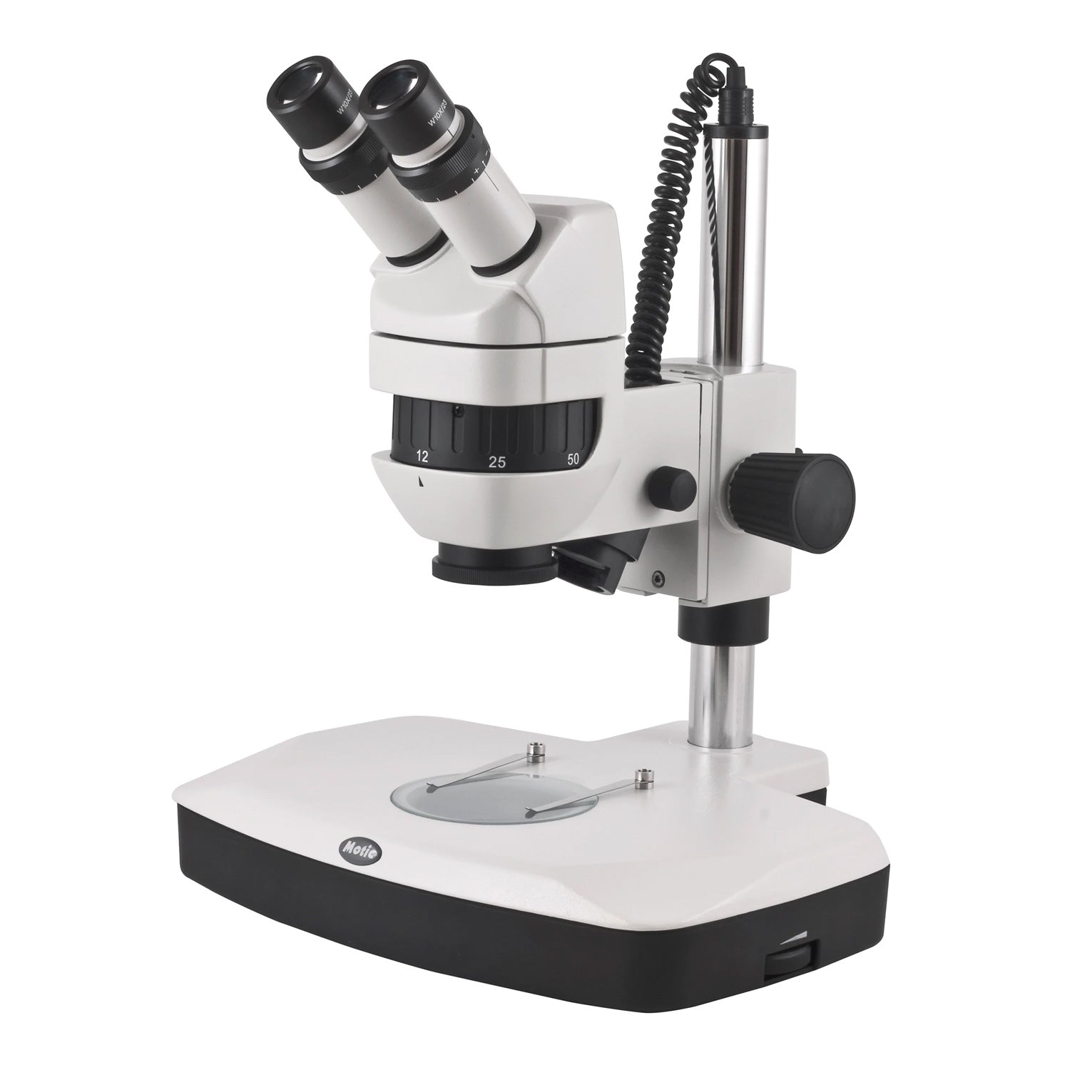 Motic K-400 LED Binocular Stereo Microscope | CMO Infinity Optical System, 6X–50X Magnification, LED Illumination for Biological & Material Science Research