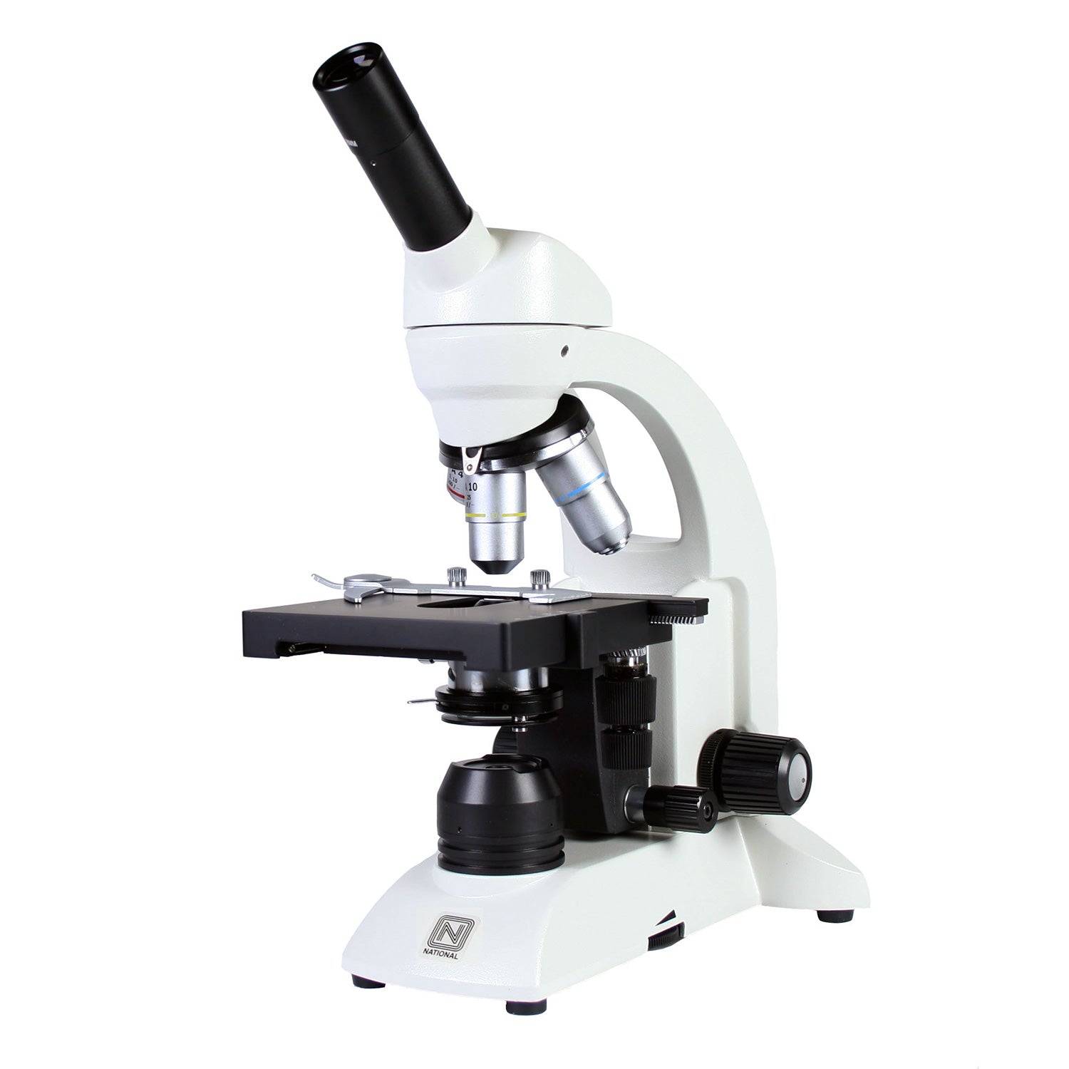 National 211–213 RLED Monocular Cordless LED Microscope Series – Precision Optics & Digital-Ready Models for Classroom, Lab & STEM Education