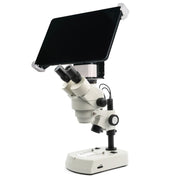 National Advanced Stereo Zoom Microscope with 10″ Android Tablet, 4.0MP WiFi Digital Camera, 6:1 Zoom, 110mm Working Distance