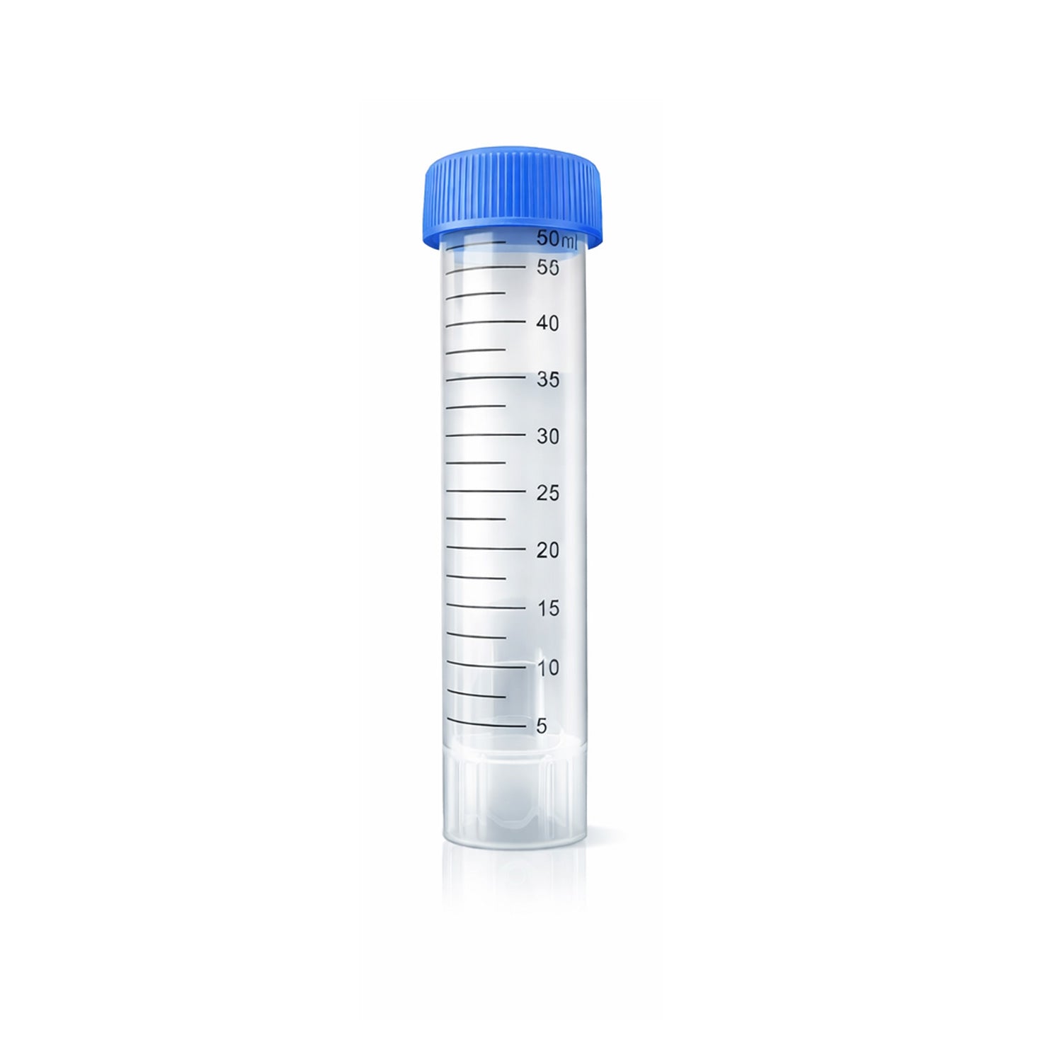SCILOGEX 50mL Sterile Polypropylene Centrifuge Tubes – Self-Standing, Conical Bottom, 25/Bag, 300/Case