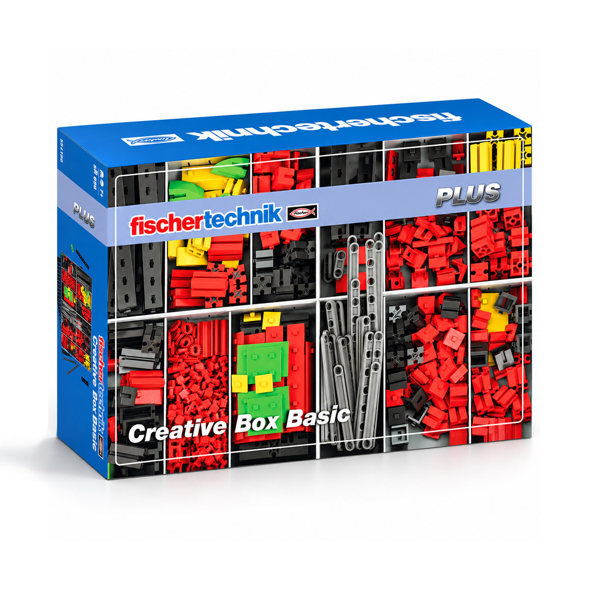 fischertechnik Creative Box Basic – 630-Piece STEM Building & Construction Set with Storage Box
