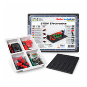 fischertechnik STEM Electronics Kit – 180-Piece Educational Circuit Building Set with 23 Models & 60 Experiments