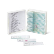 Basic Prepared Microscope Slide Set – 25 Educational Biology Samples with Glass Slides & ABS Storage Case