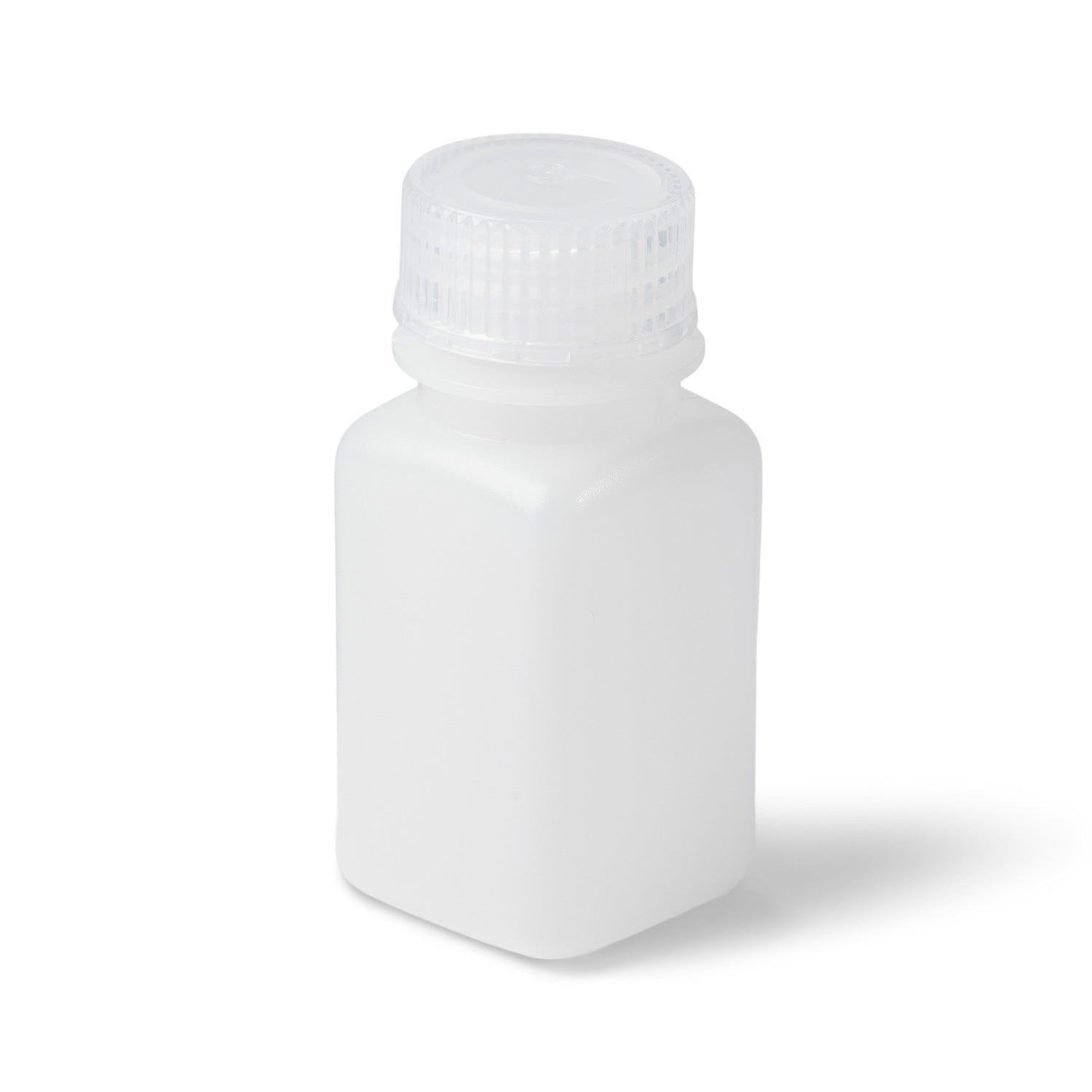 60 mL HDPE Wide Mouth Square Bottles – Leakproof, Chemical-Resistant | Pack of 12 | United Scientific™ UniStore™