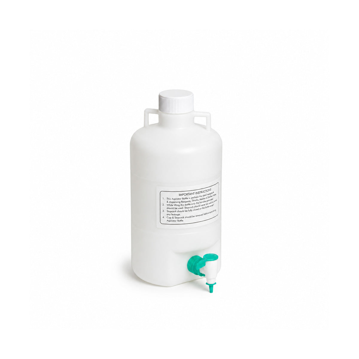 United Scientific® Polypropylene Aspirator Bottle with Leak-Proof Spigot, Autoclavable Lab Dispensing Bottle – 5L, 10L & 20L