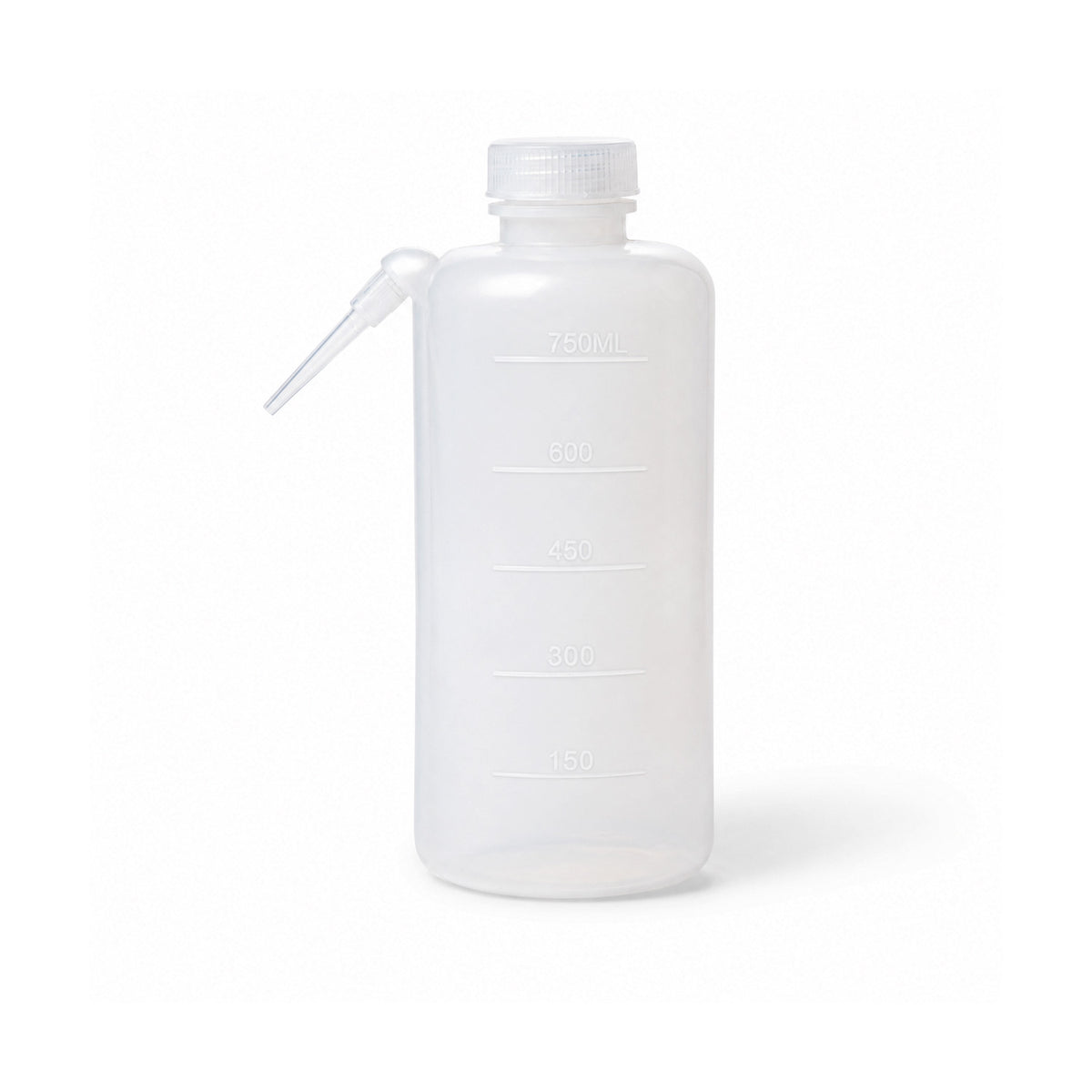 Unitary LDPE Wash Bottles with Built-In Delivery Tube, Graduated, 125–1000 mL, Packs of 6 or 12