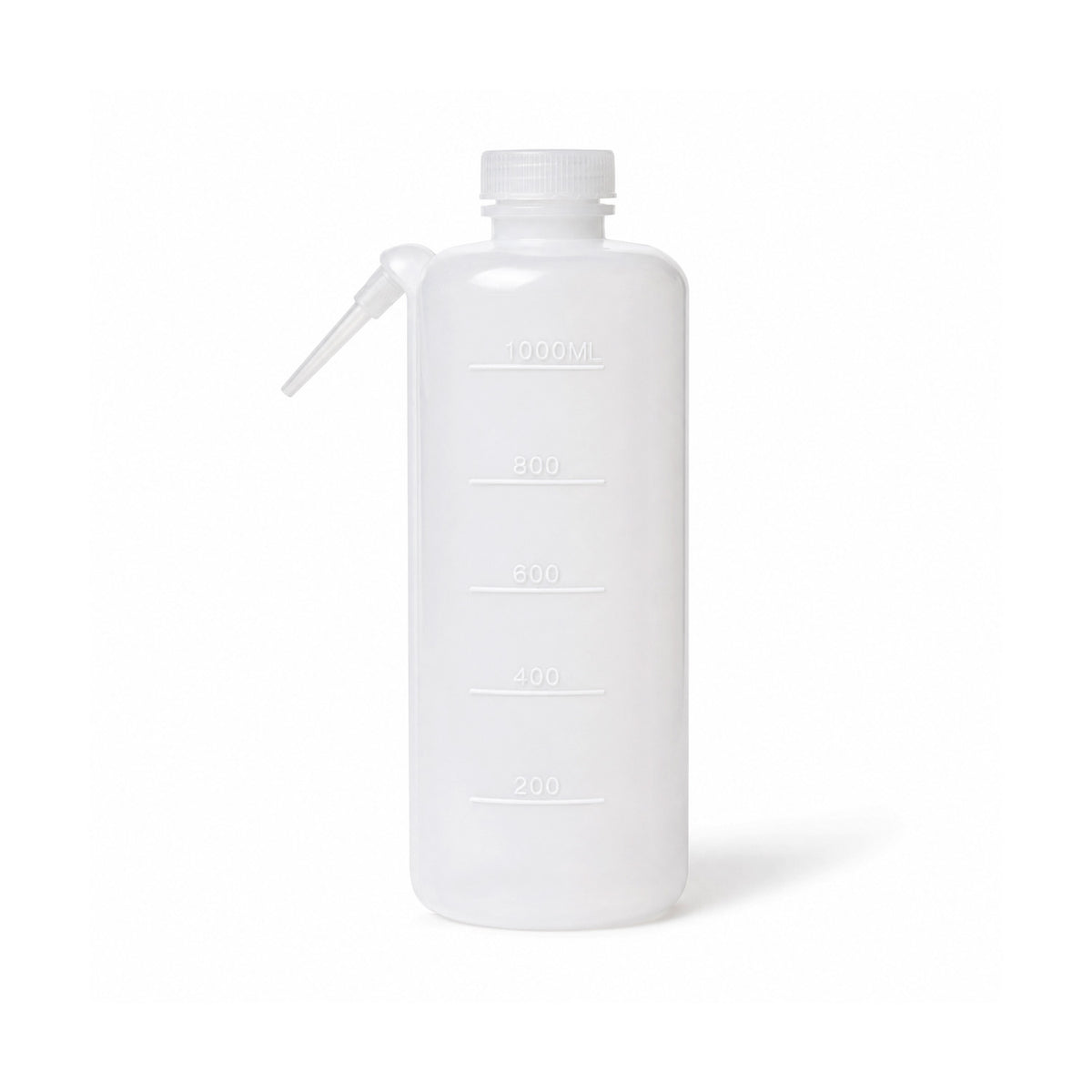 Unitary LDPE Wash Bottles with Built-In Delivery Tube, Graduated, 125–1000 mL, Packs of 6 or 12