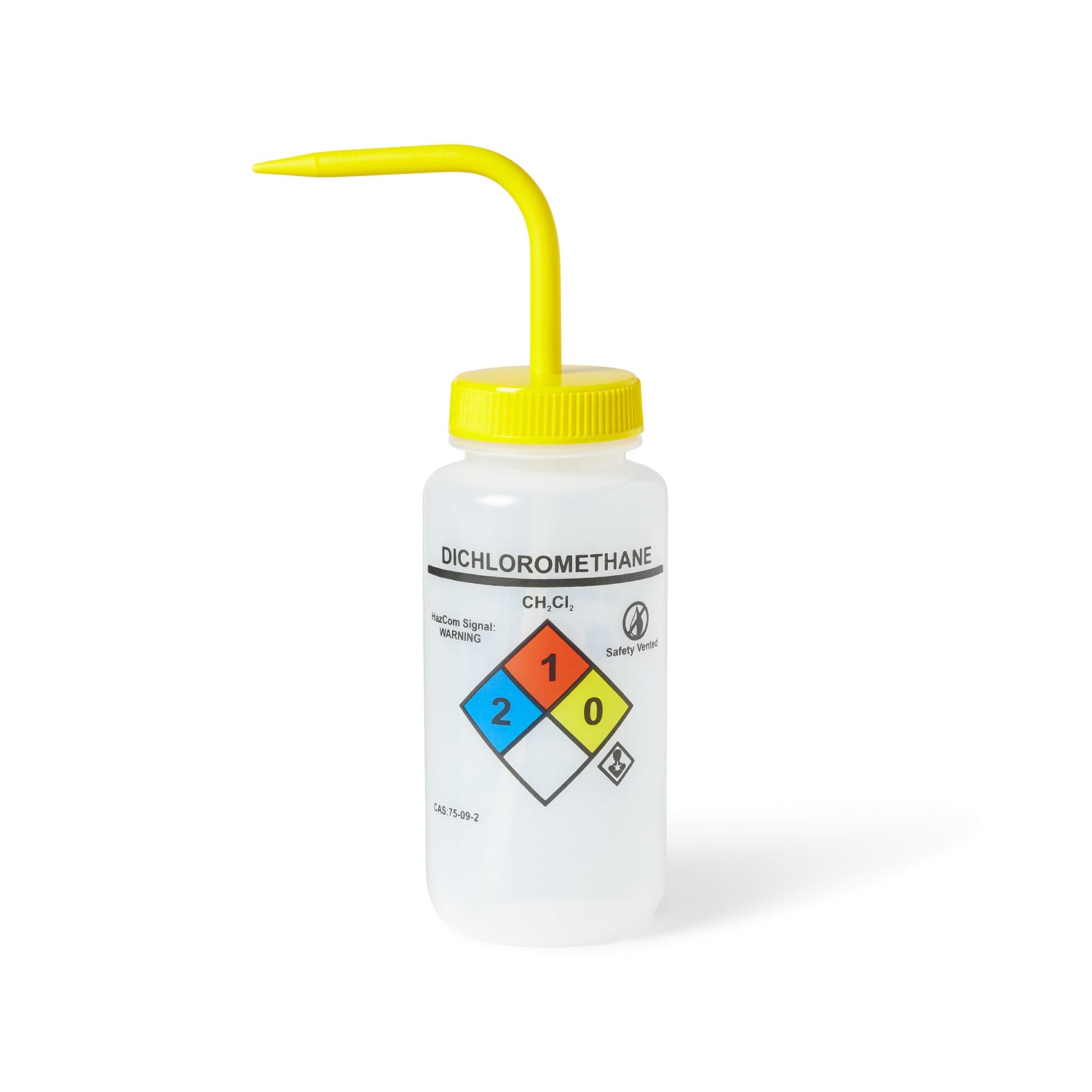 500mL Acetone Vented Wash Bottles – United Scientific® UniSafe™, LDPE, GHS Compliant, Pack of 6