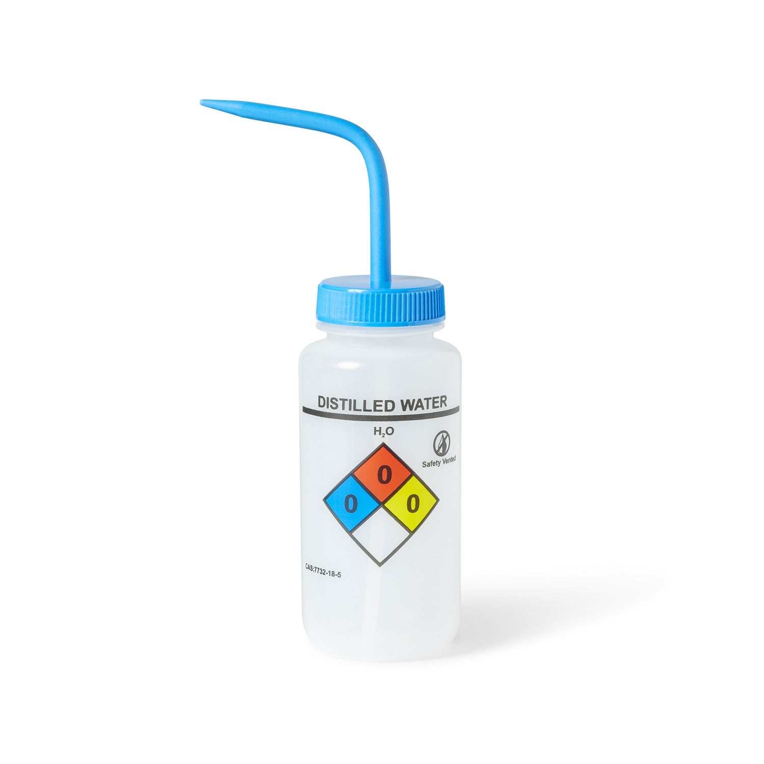 500mL Acetone Vented Wash Bottles – United Scientific® UniSafe™, LDPE, GHS Compliant, Pack of 6