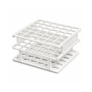 United Scientific® 1-Piece Polypropylene Test Tube Rack – 13mm x 36 Tubes, Autoclavable, Chemical-Resistant – Pack of 5