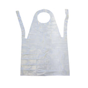 United Scientific® Disposable Plastic Apron, 2 Mil, 28" x 46", Polyethylene, Liquid & Oil Resistant – Pack of 20