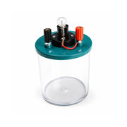 United Scientific® Conductivity of Solutions Apparatus – 3V Electrolyte Tester with Bulb, Glass Tumbler & Activity Guide