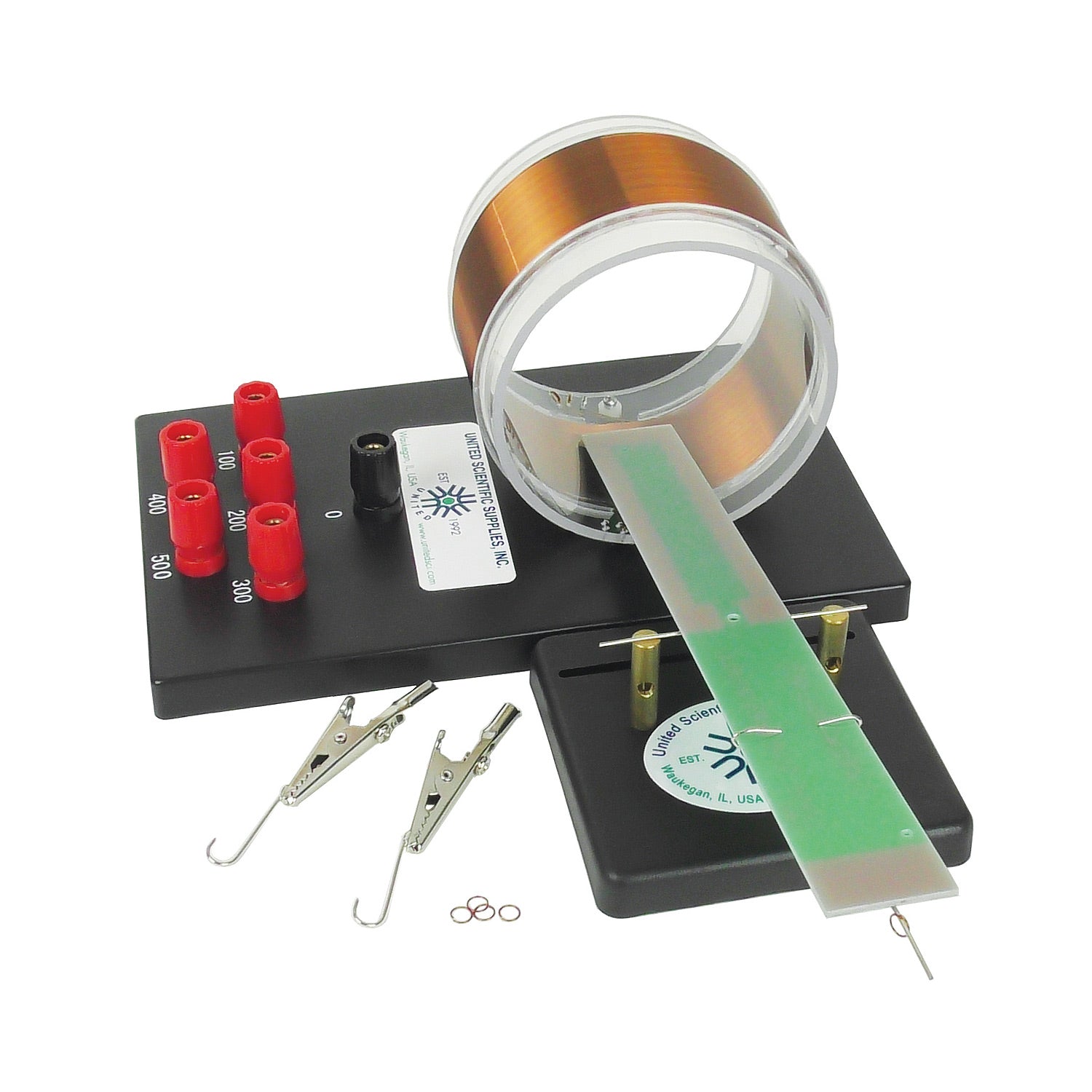 United Scientific® Deluxe Current Balance Kit – Magnetic Field & Electric Current Force Demonstration Set