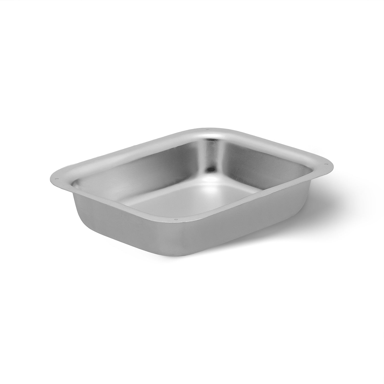 United Scientific® Dissecting Tray 8x6x2 – Aluminum Dissection Pan with Rounded Corners & Tie-Down Holes
