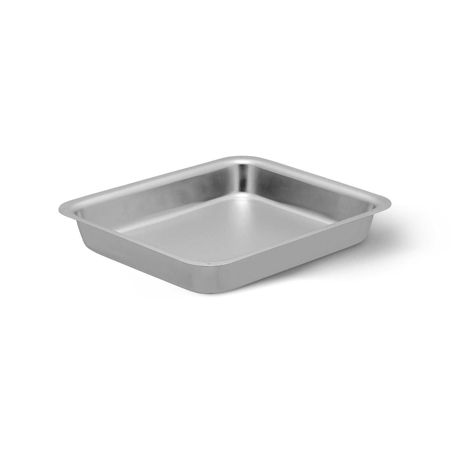 United Scientific® Dissecting Tray 8x6x2 – Aluminum Dissection Pan with Rounded Corners & Tie-Down Holes