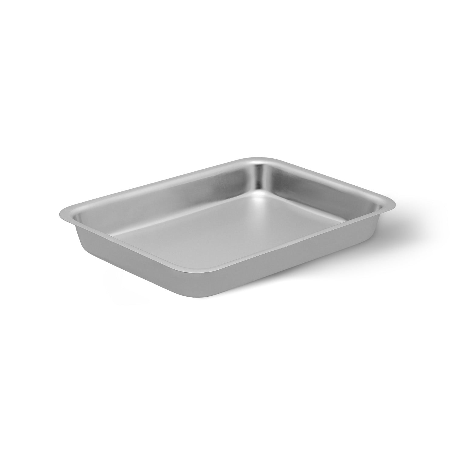 United Scientific® Dissecting Tray 8x6x2 – Aluminum Dissection Pan with Rounded Corners & Tie-Down Holes