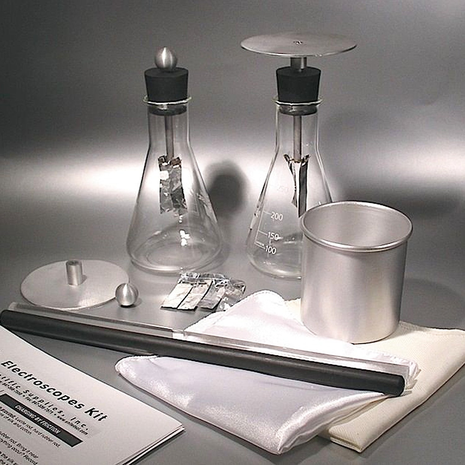 United Scientific® Electroscopes Kit – Complete Electrostatics Demonstration Set for Physics Classrooms