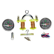 United Scientific® Electromagnet Kit – 58-Piece Electricity & Magnetism STEM Experiment Set for Grades 4–12